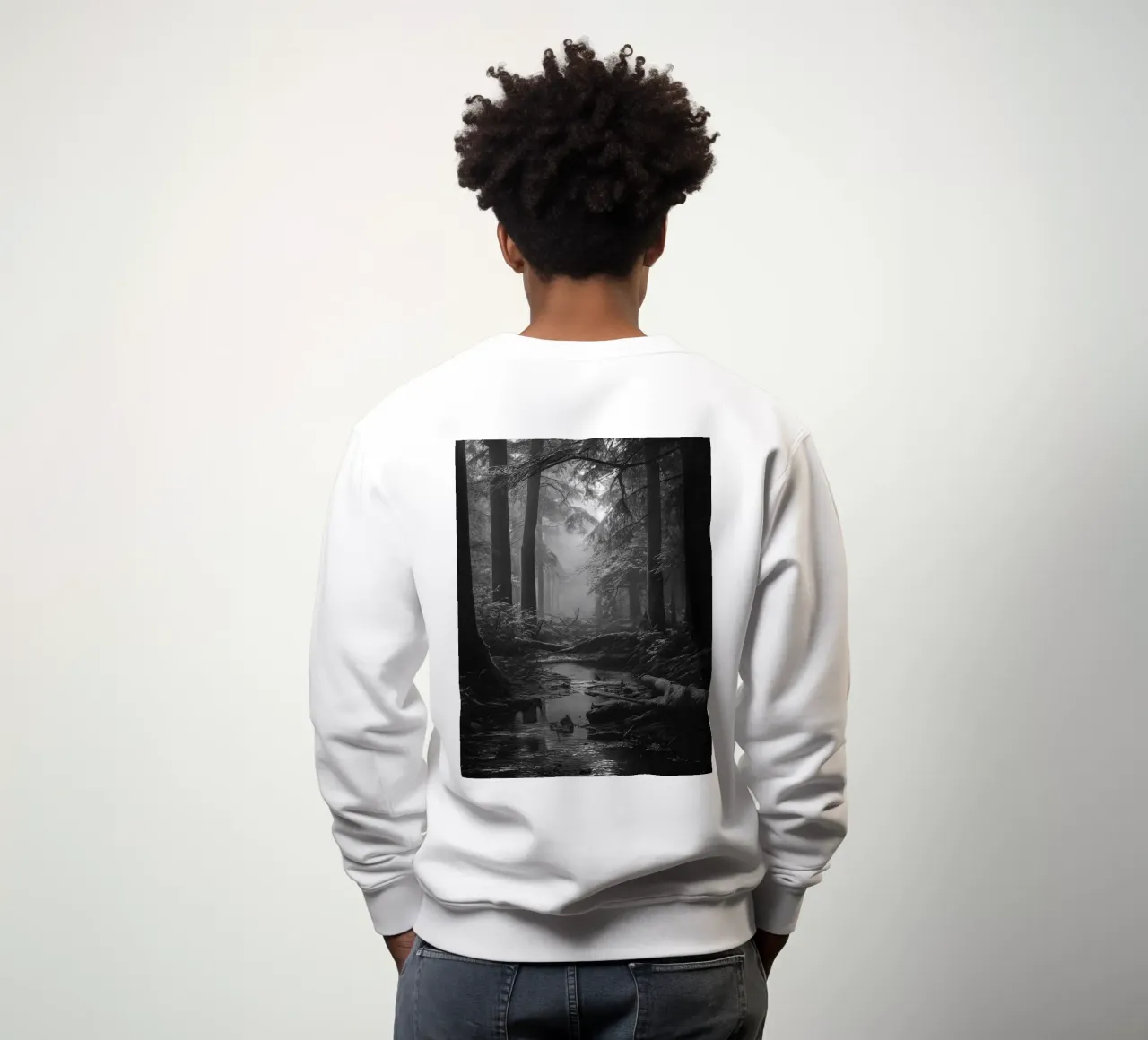 fiume secco nella foresta felpa da BlogSawoo