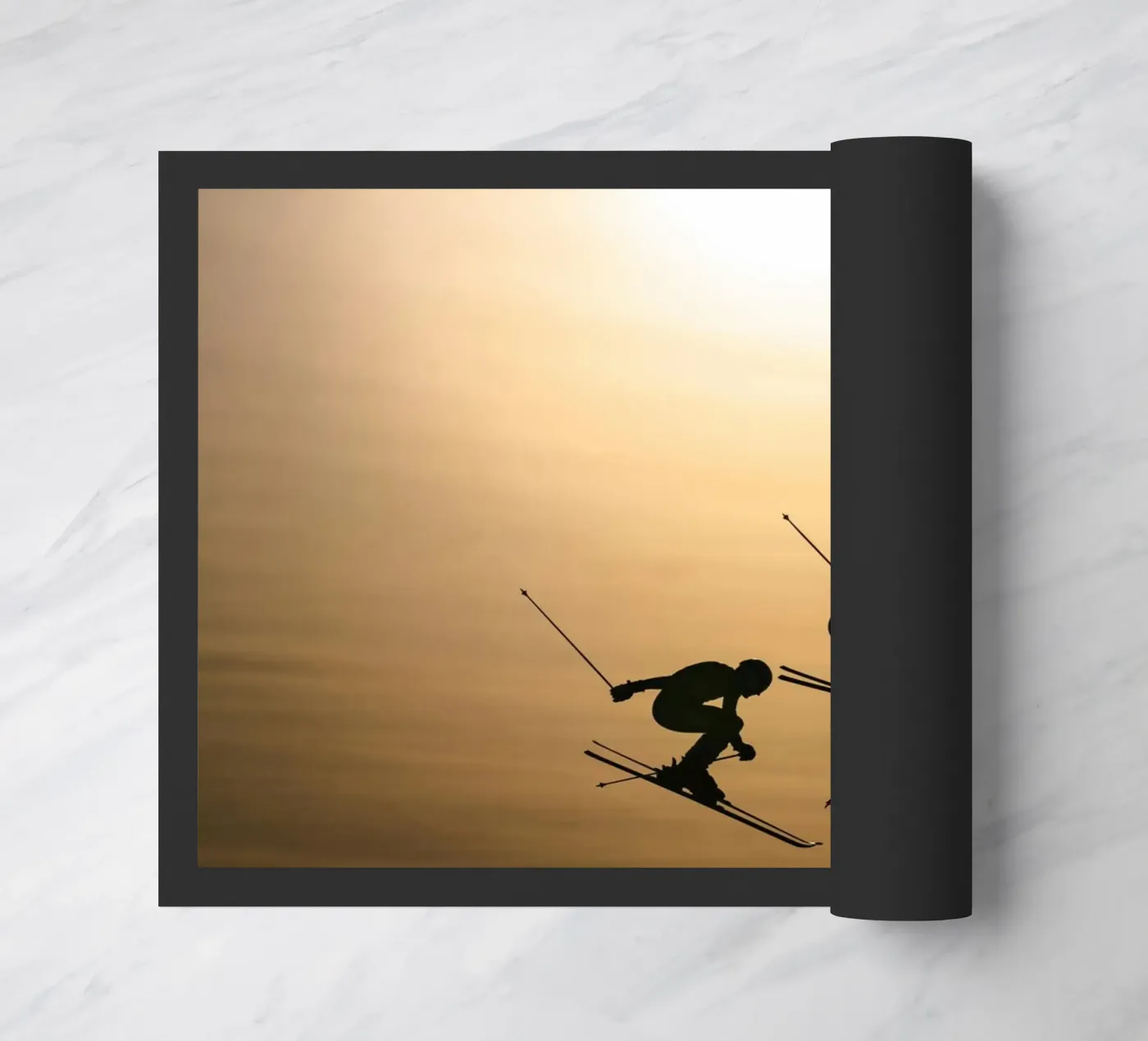 Jump Funny doormat by Joshua Holmes