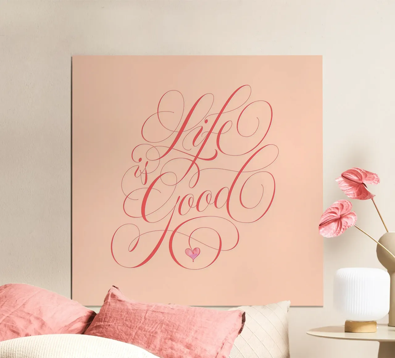 La vita è bella. Calligrafia a pennello. carta hahnemühle da CalliLetters