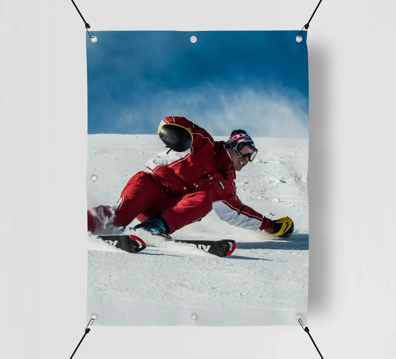 Curve affilate dello sci telo in pvc da Joshua Holmes