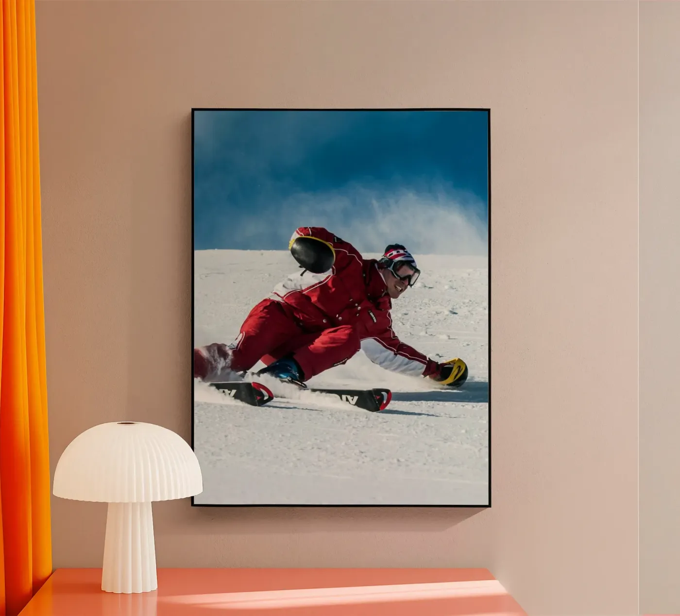 Sharp Turns of The Ski plexiglass da Joshua Holmes