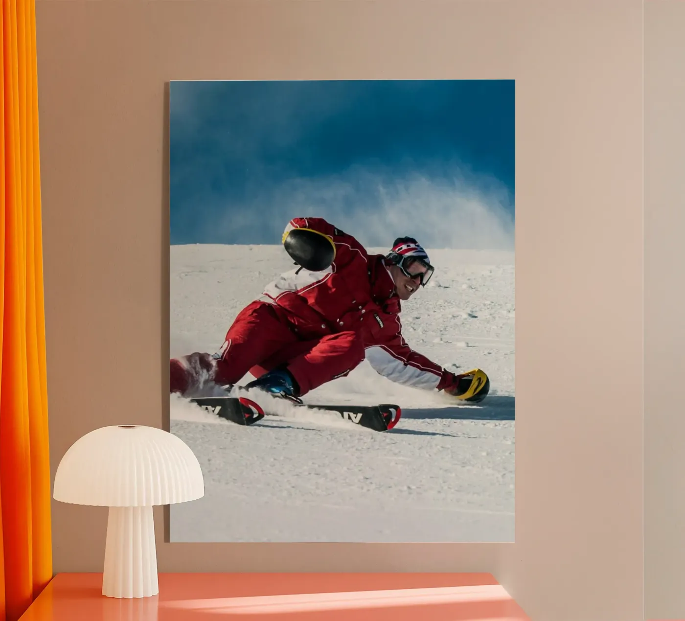 Sharp Turns of The Ski plexiglass da Joshua Holmes