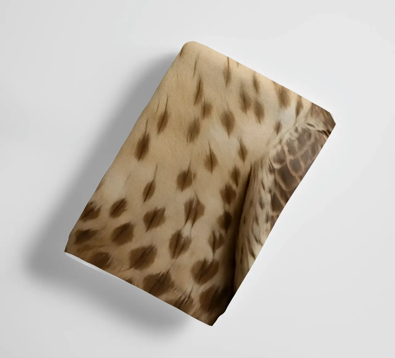 Hyper-Realistic Minimal Falcon Portrait towel by Happy Wild Prints