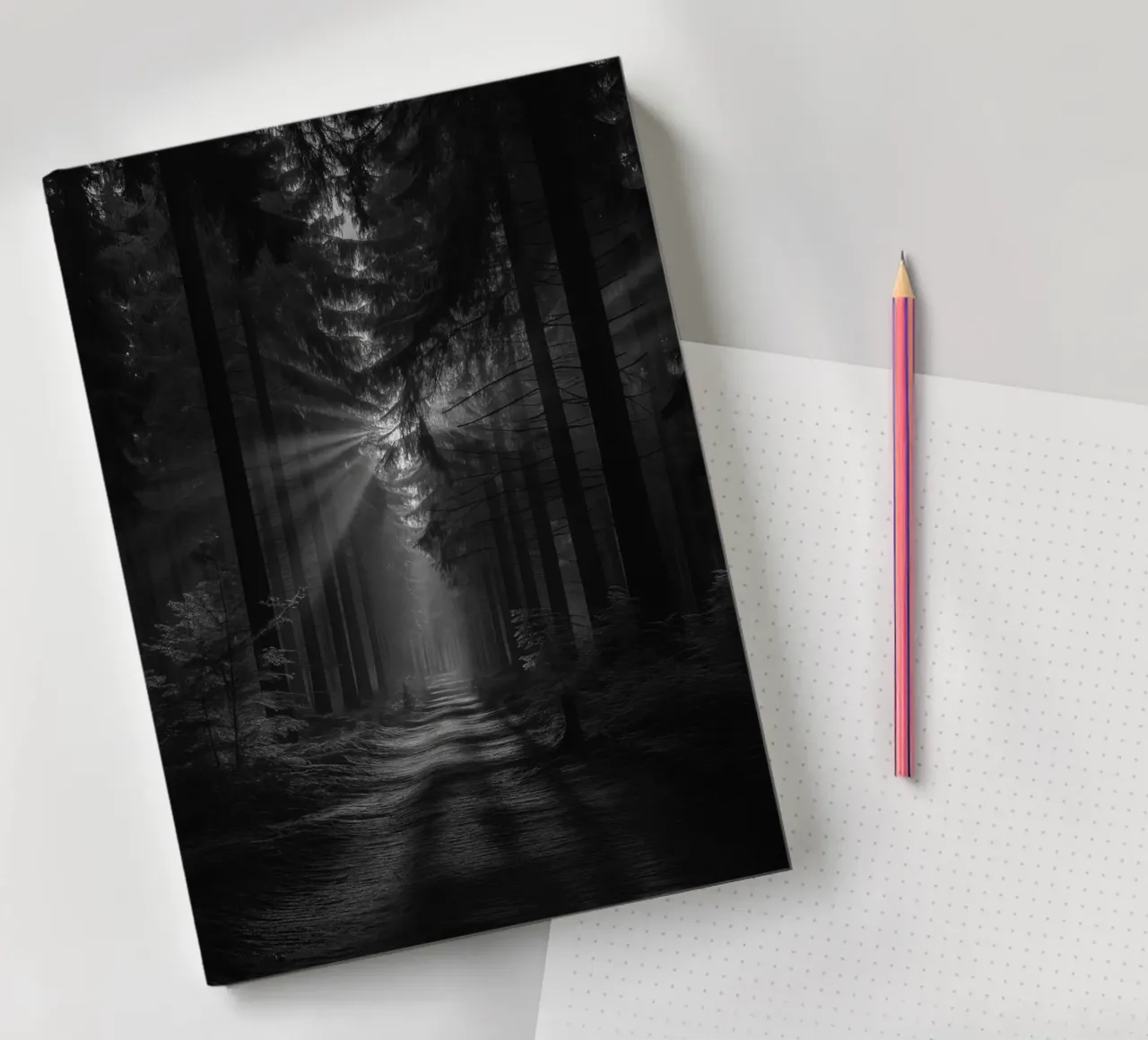 path at the forest notebook by BlogSawoo