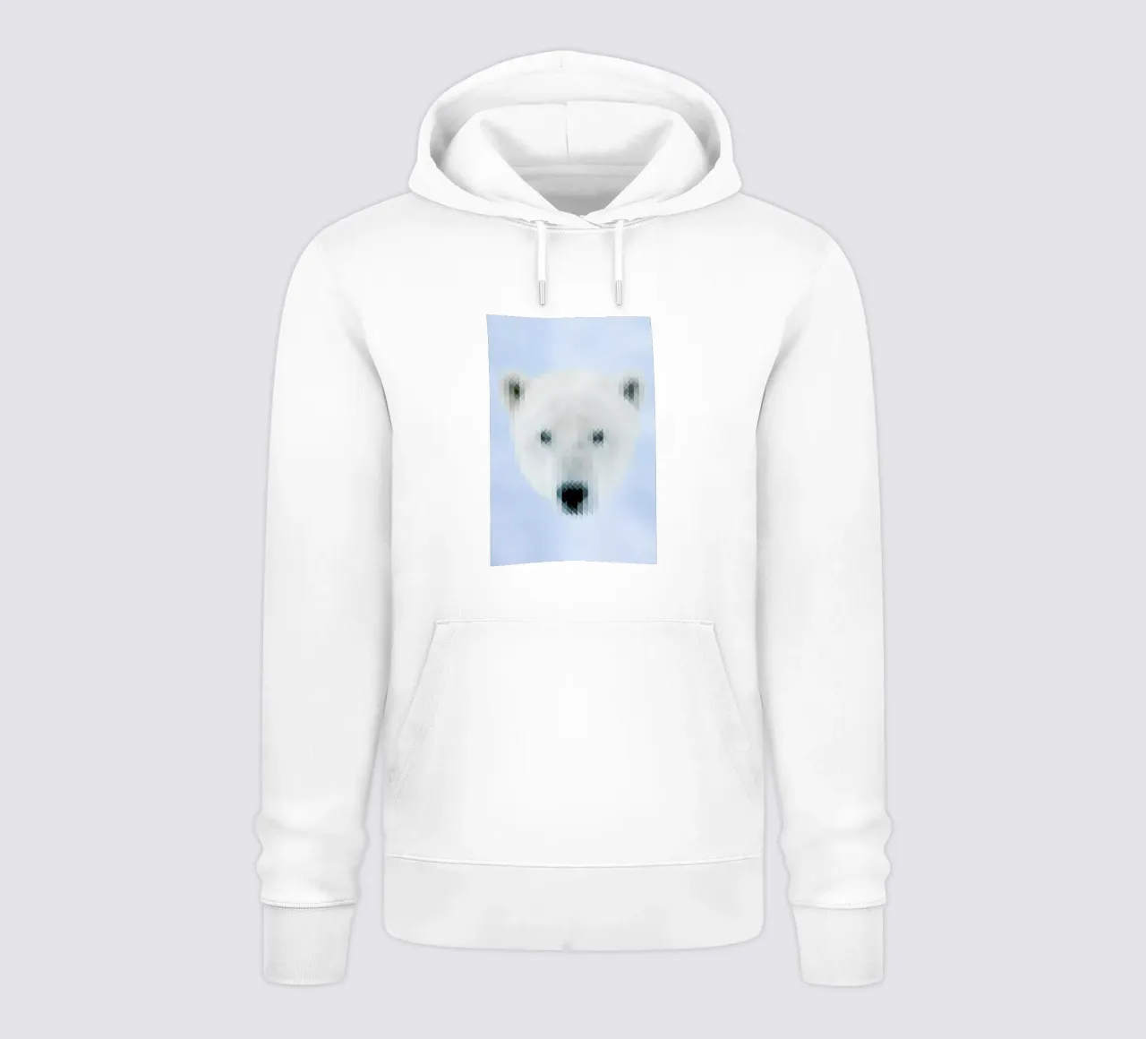 Polarbear felpa con cappuccio da Nur Mut