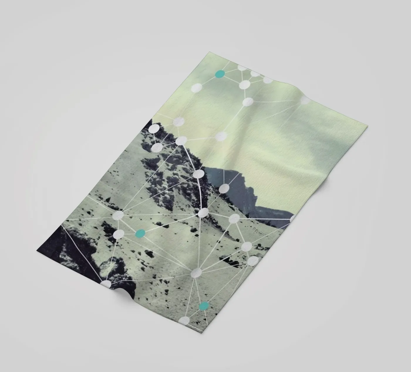 Netvaerk strandhanddoek van Swen Swensøn