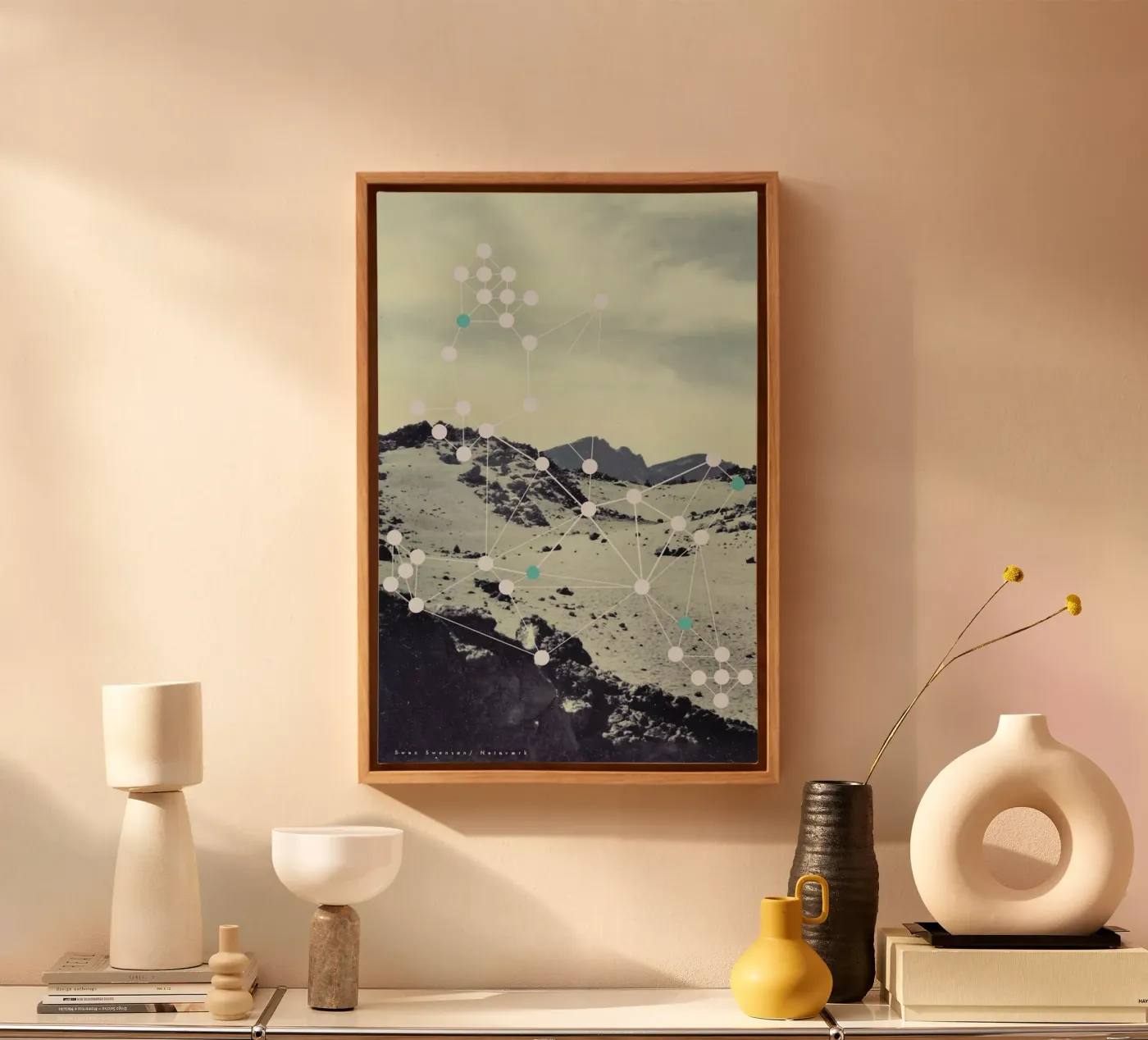 Netvaerk canvas by Swen Swensøn