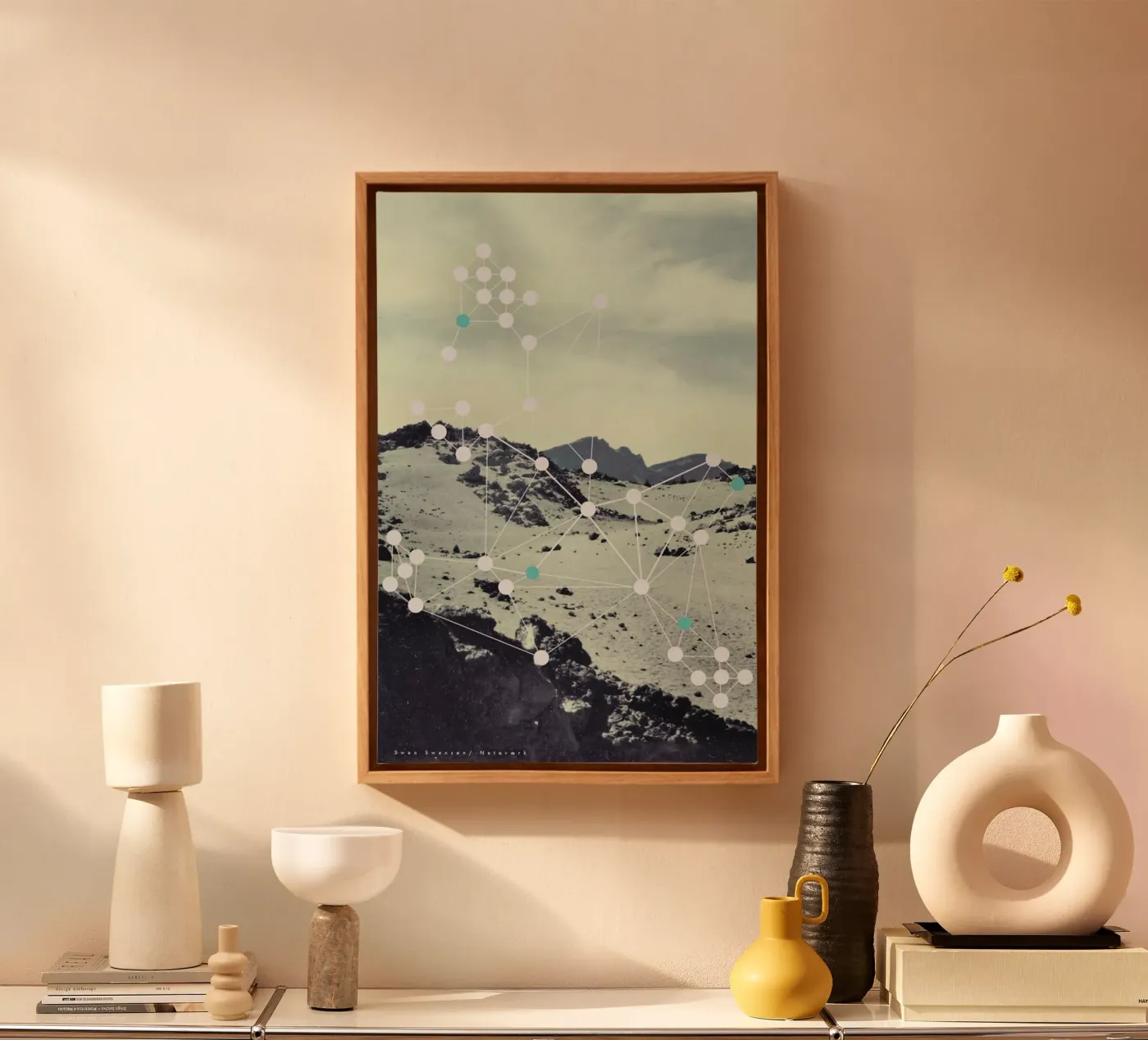 Netvaerk canvas by Swen Swensøn