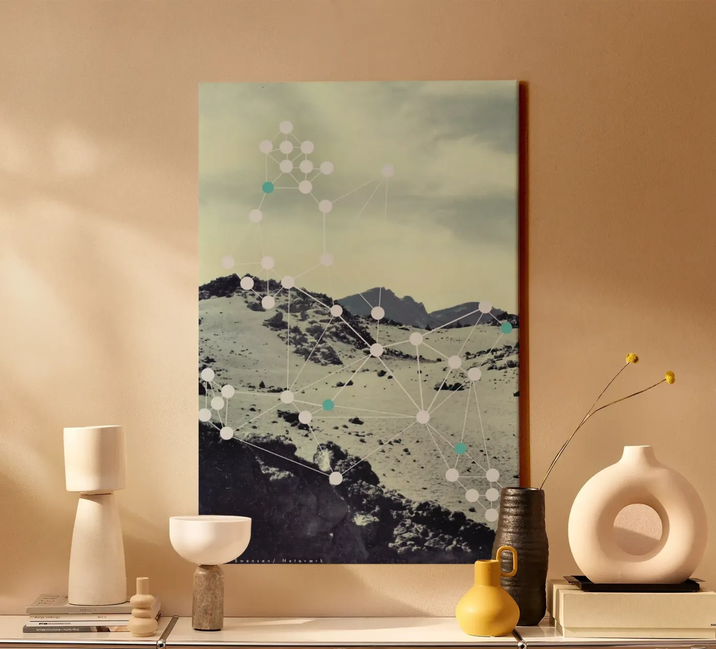 Netvaerk canvas by Swen Swensøn