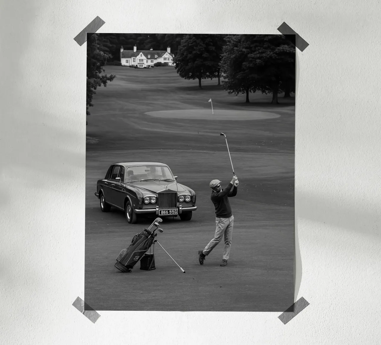 play golf poster van BlogSawoo