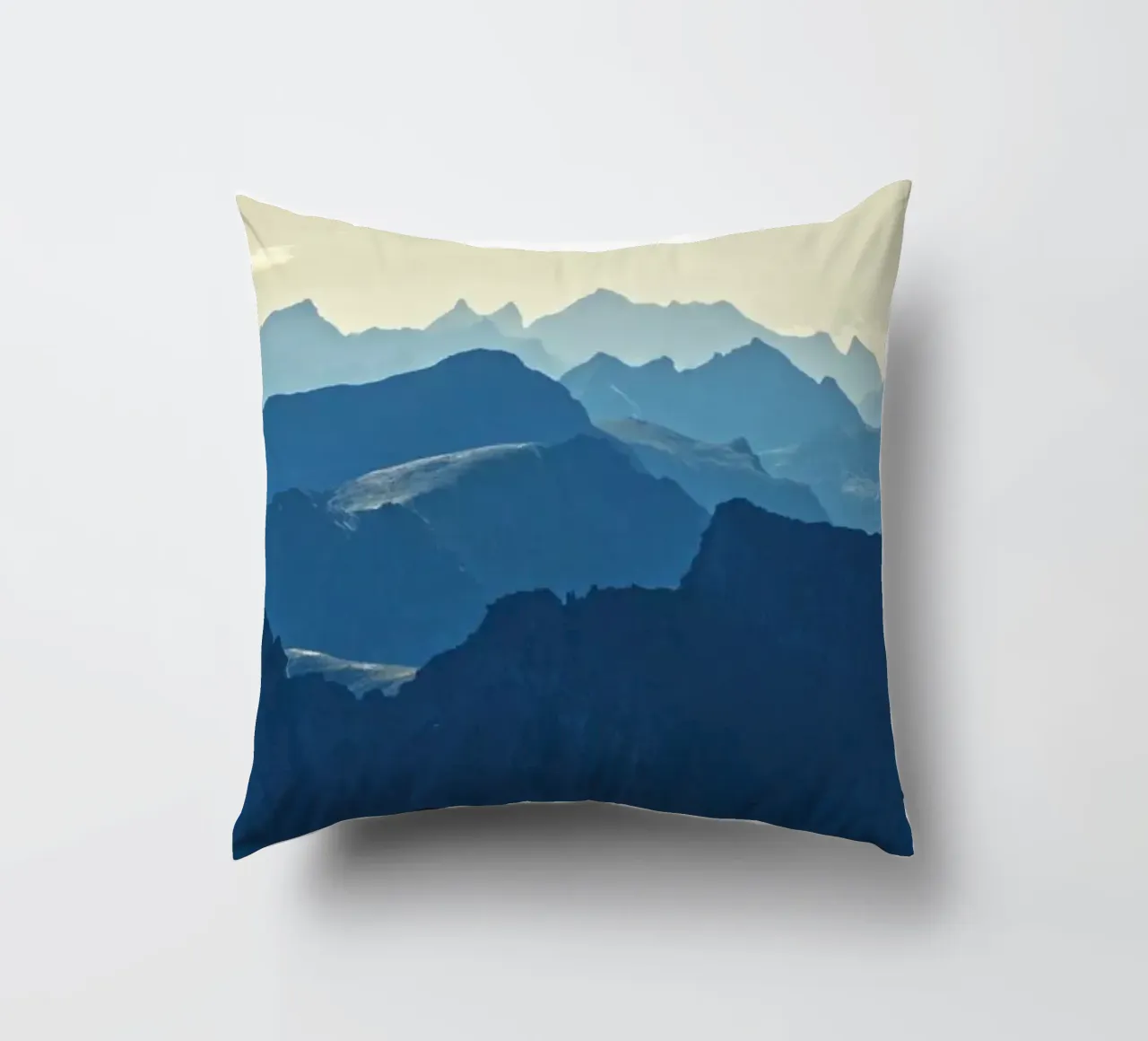 Mountain ranges in Norway cuscino da Fjöllart