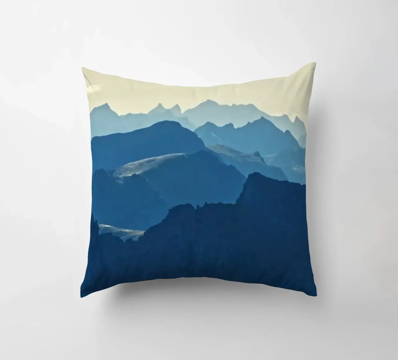 Mountain ranges in Norway cuscino da Fjöllart