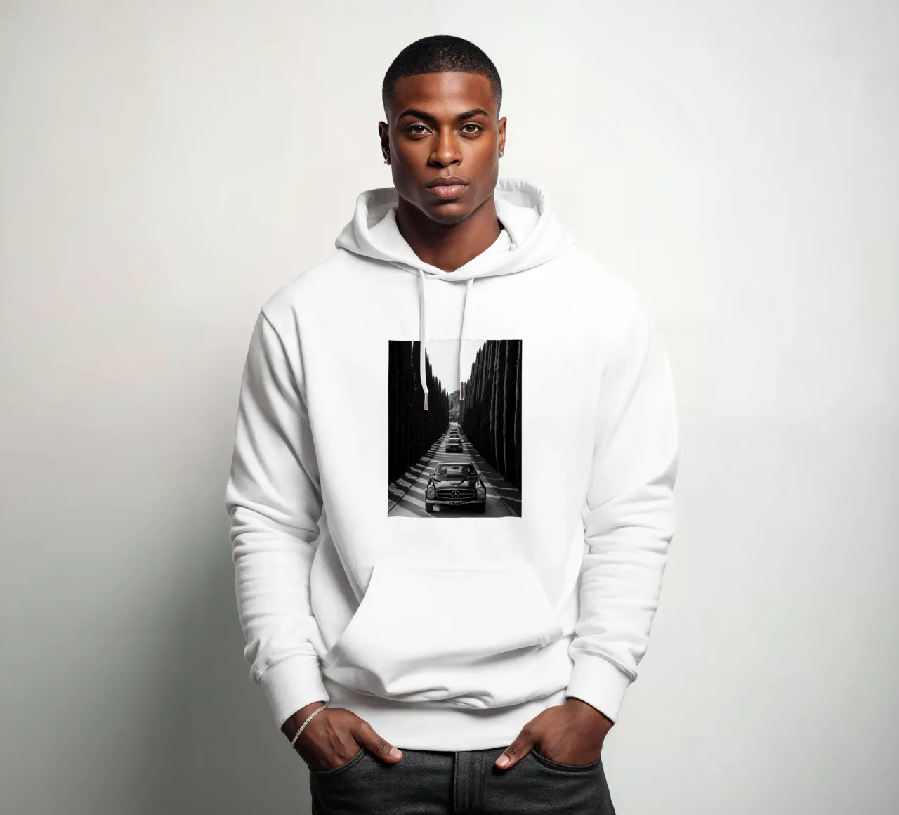 auto d'epoca felpa con cappuccio da BlogSawoo