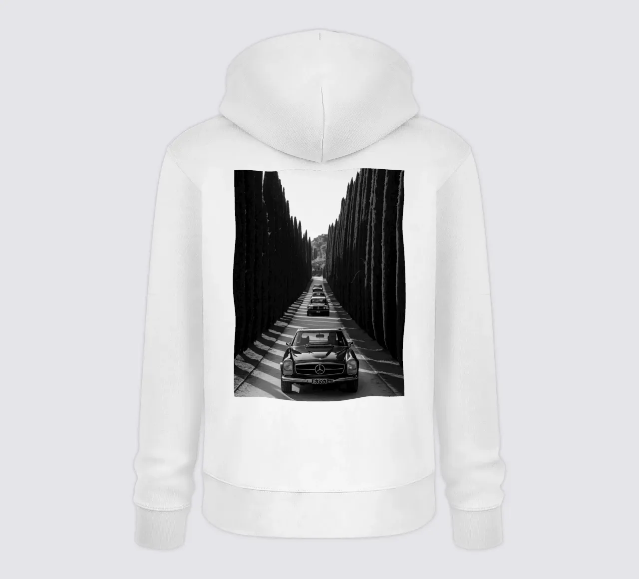 auto d'epoca felpa con cappuccio da BlogSawoo