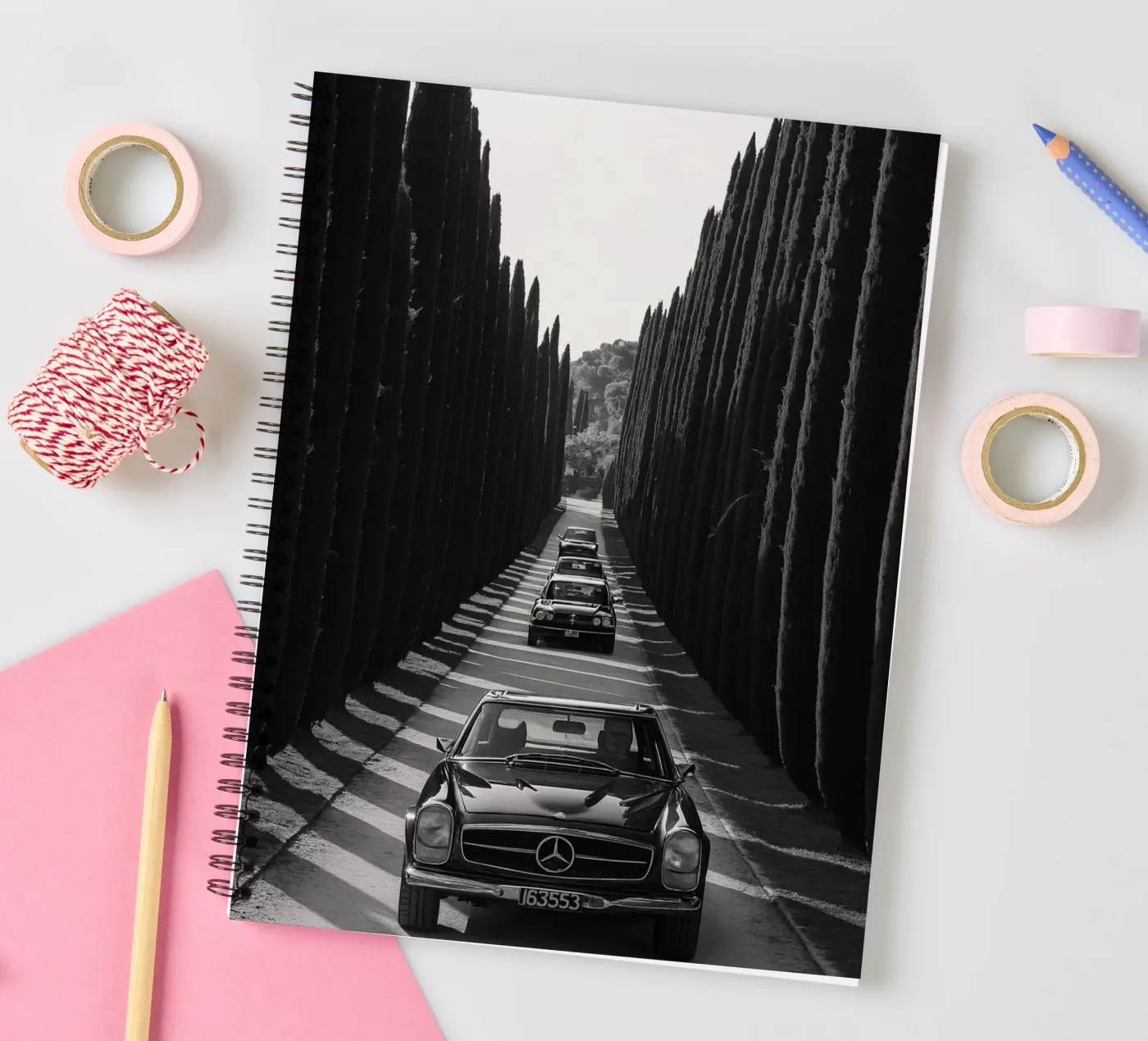 vintage car Ringbuch von BlogSawoo