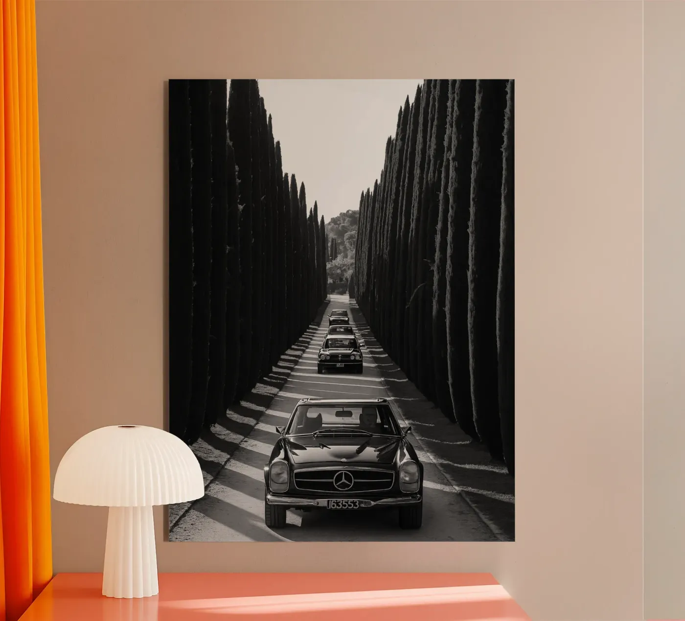 vintage car Alu-Dibond von BlogSawoo