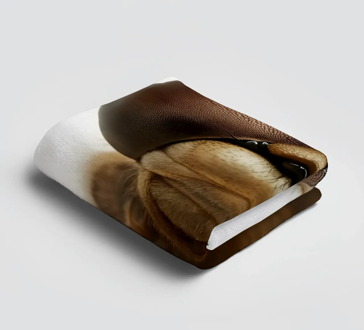 Ultra Close-Up Dragonfly Portrait – Macro Insect Art Print towel by Happy Wild Prints