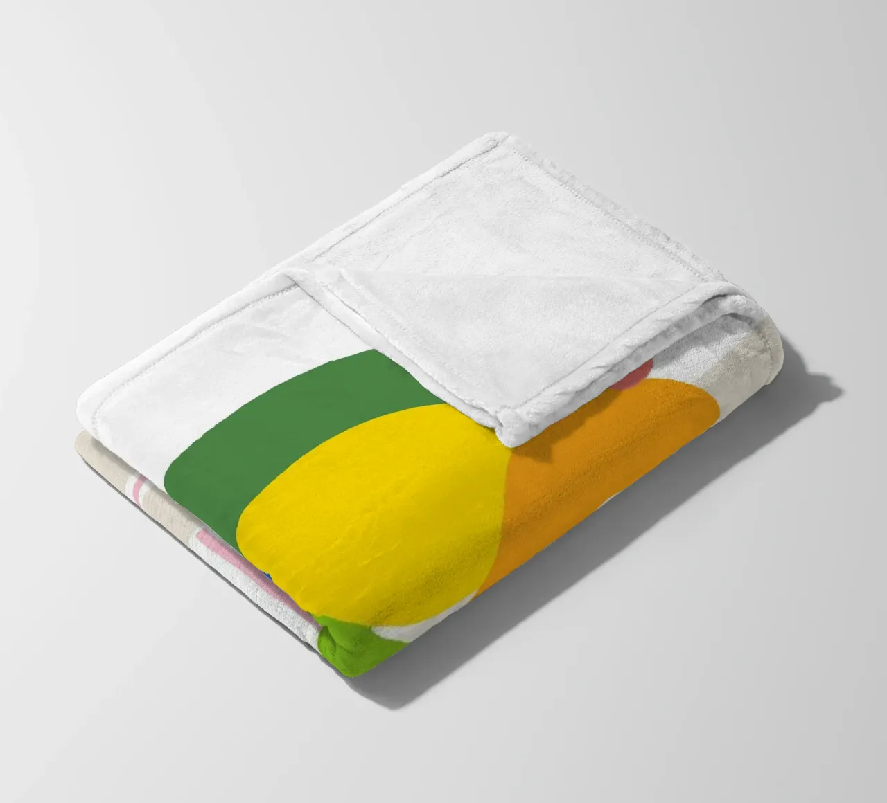 Bunter Obstkorb – Moderner Küchen-Print als farbenfrohe Illu coperta in pile da designlenamarie