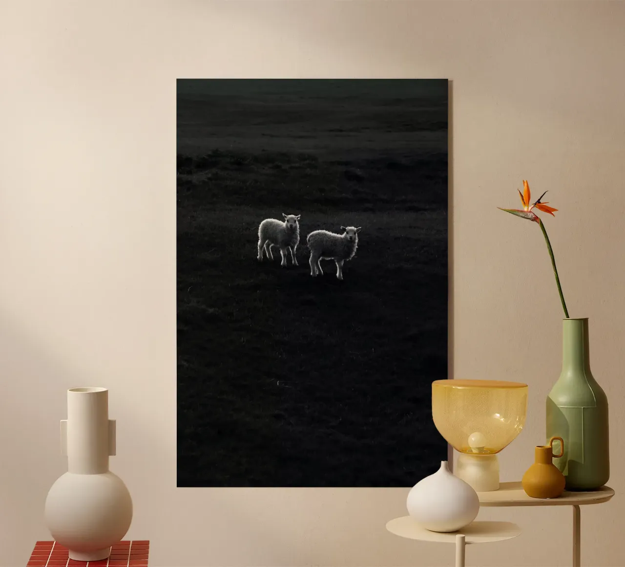 Two Little Lambs plexiglass da Fjöllart