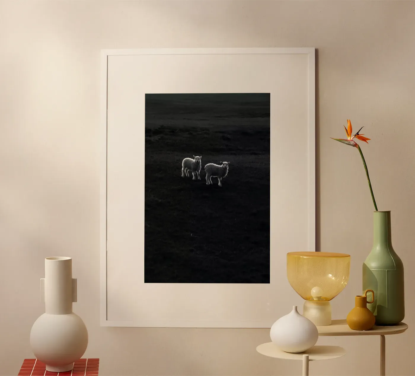 Two Little Lambs poster da Fjöllart