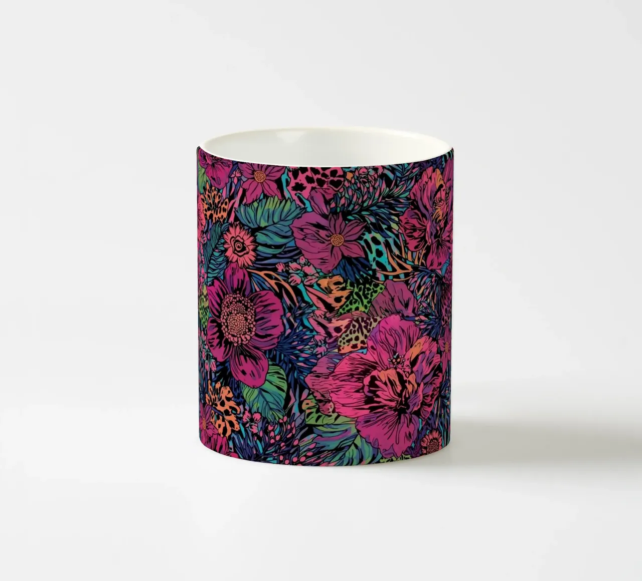 Dark Moody Floral Pattern tazza in ceramica da AzStore11