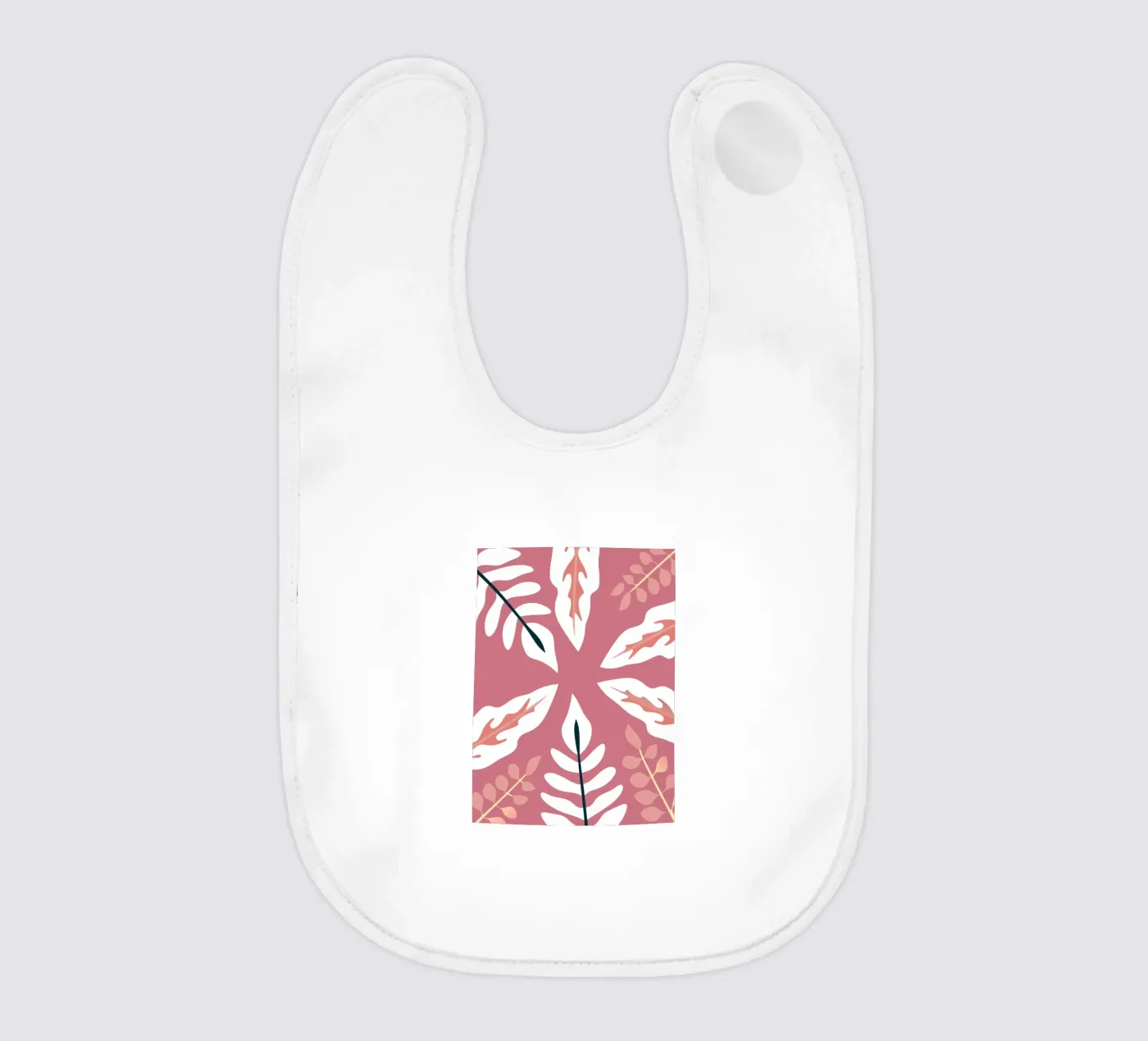 Leaf Pattern Illustration with Simple Style bavoir de SPECIAL FLOWER PATTERNS