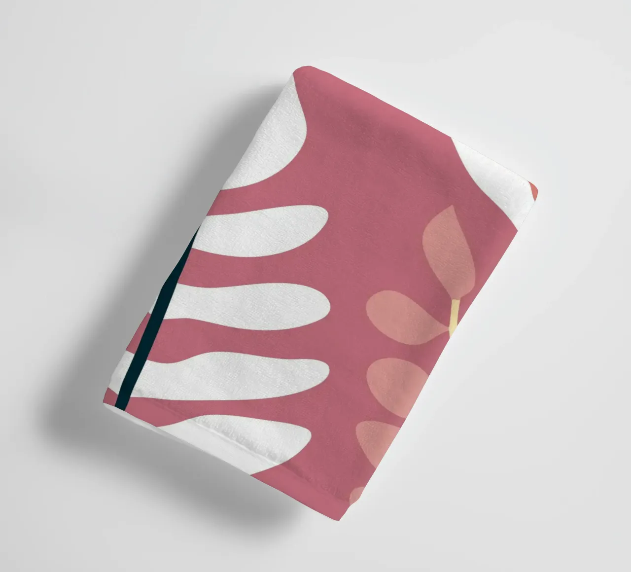 Leaf Pattern Illustration with Simple Style towel by SPECIAL FLOWER PATTERNS