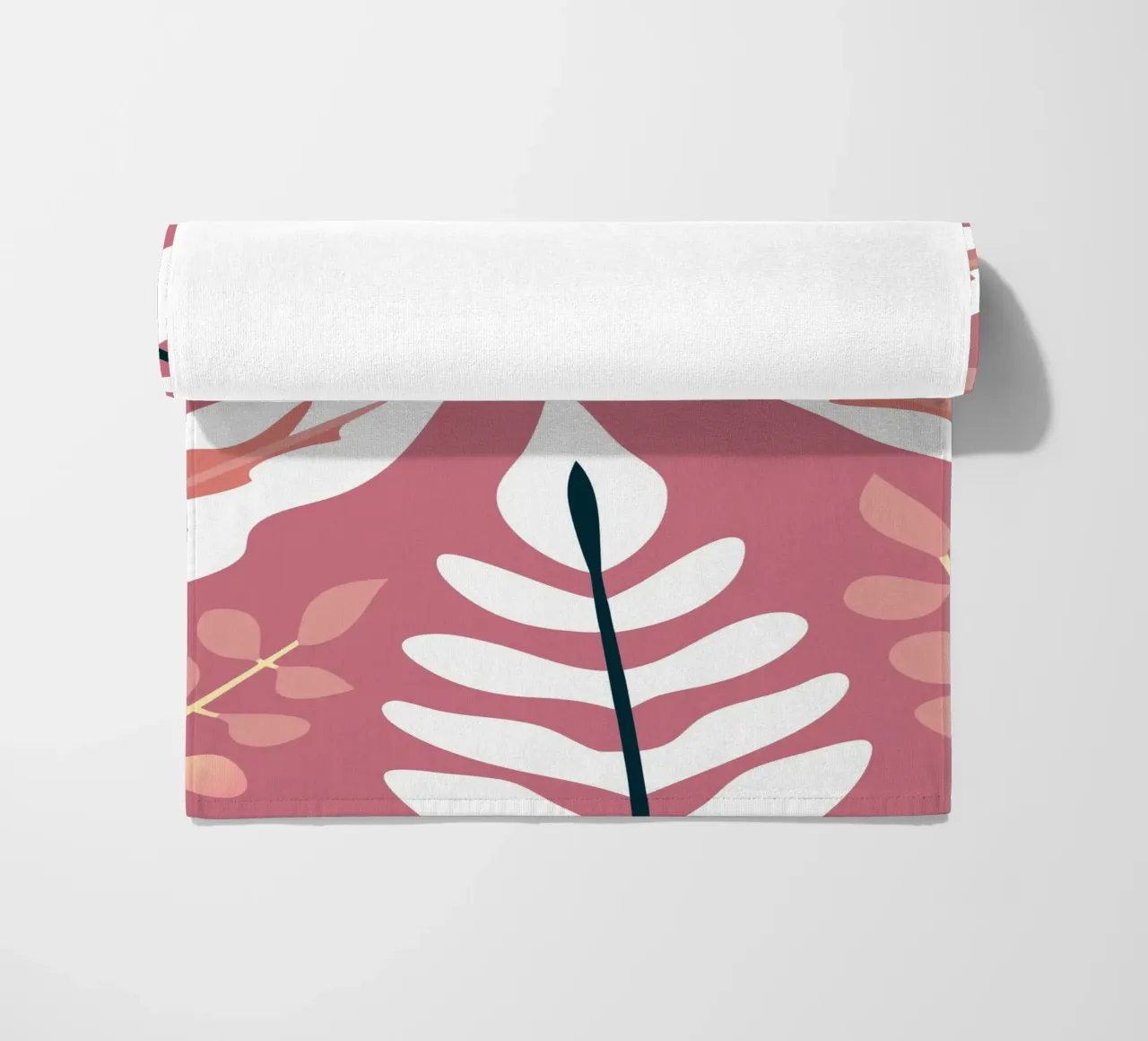 Leaf Pattern Illustration with Simple Style telo mare da SPECIAL FLOWER PATTERNS