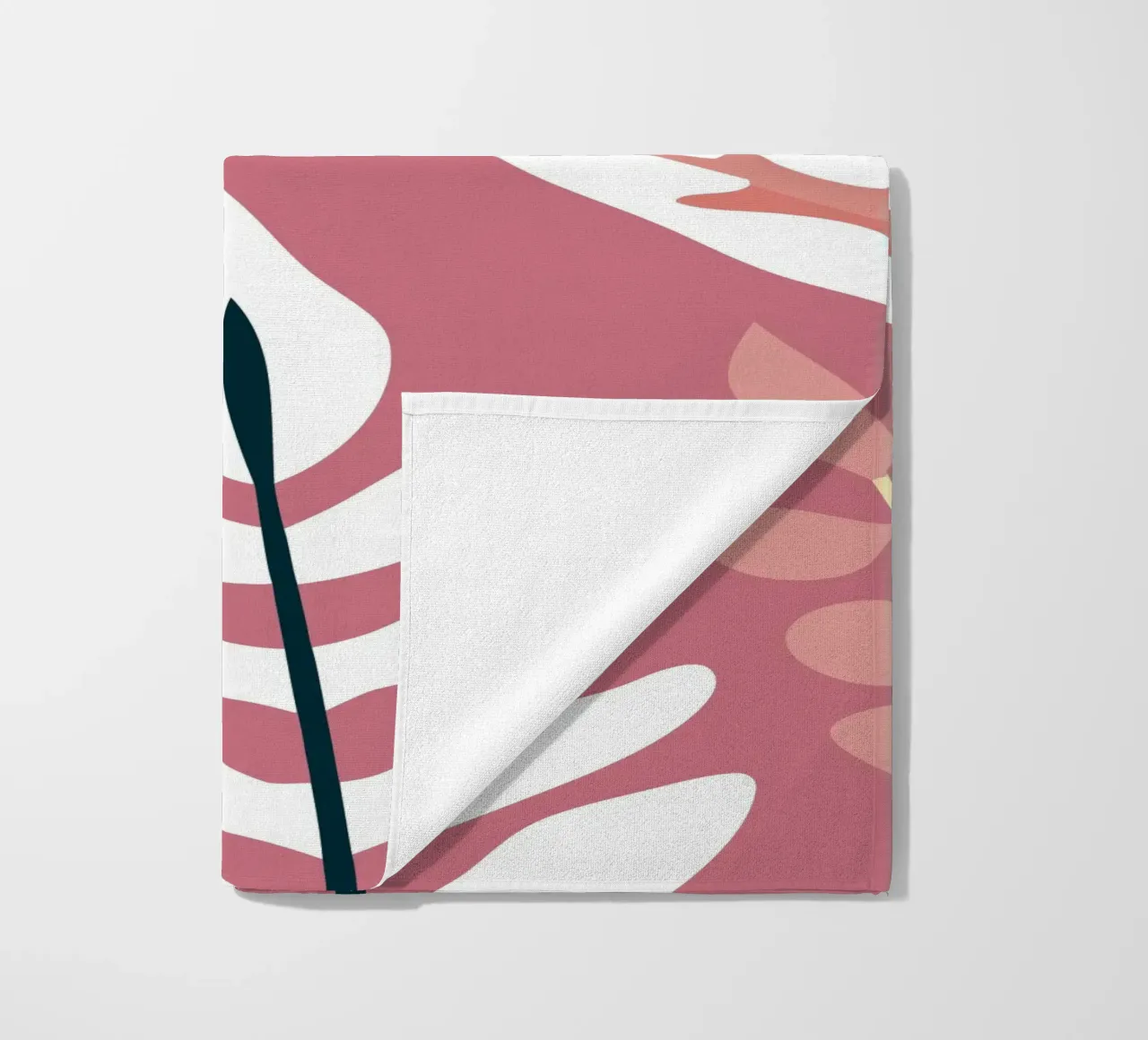 Leaf Pattern Illustration with Simple Style telo mare da SPECIAL FLOWER PATTERNS