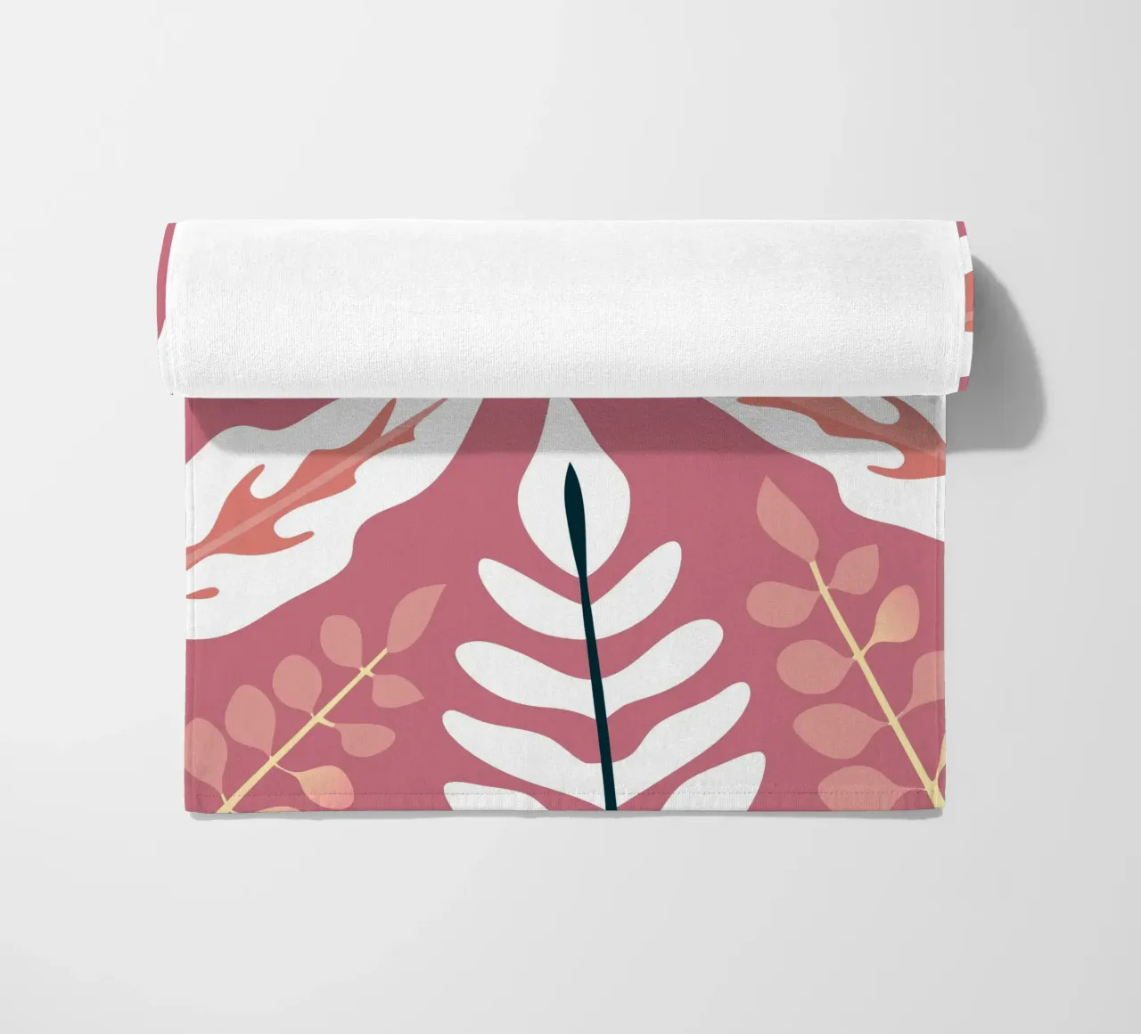 Leaf Pattern Illustration with Simple Style telo mare da SPECIAL FLOWER PATTERNS