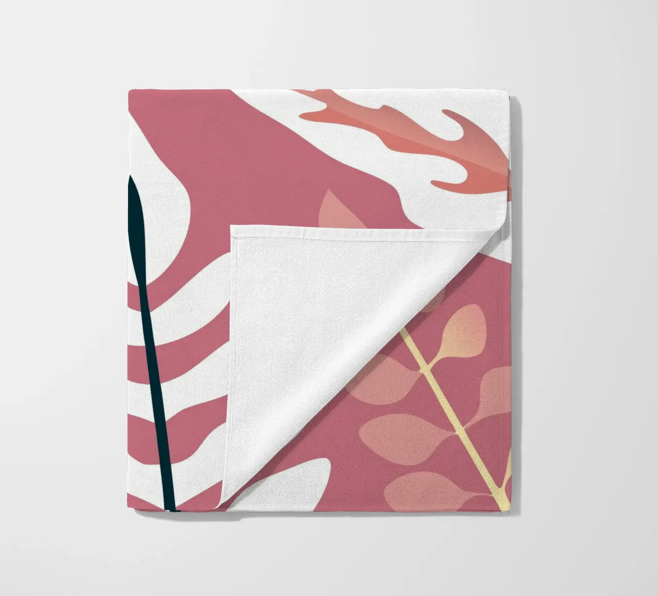 Leaf Pattern Illustration with Simple Style telo mare da SPECIAL FLOWER PATTERNS