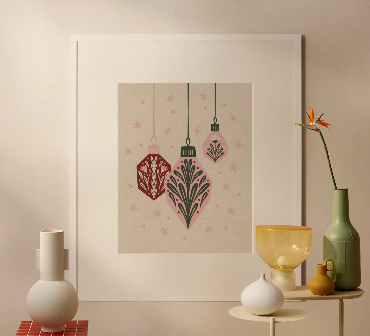 Kerstversiering poster van Wackapacka Holiday Shop