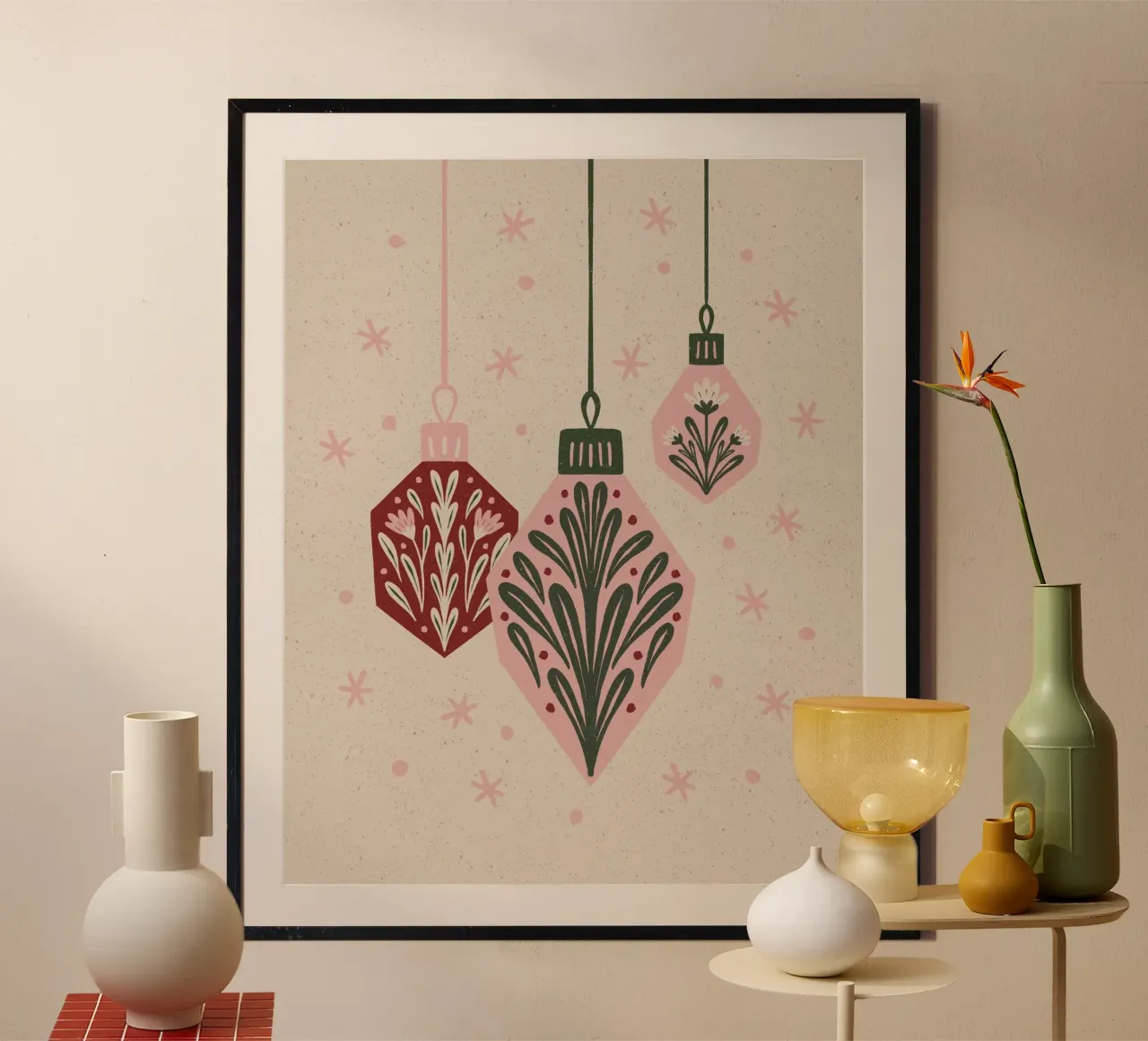 Kerstversiering poster van Wackapacka Holiday Shop