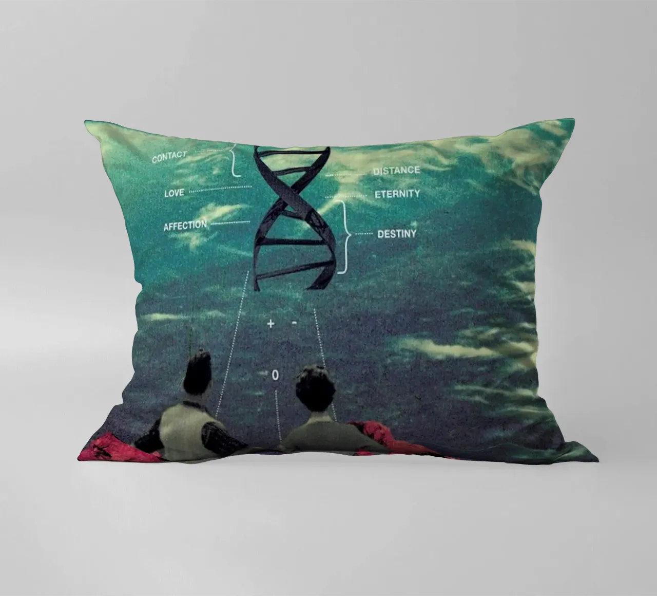 Distance & Eternity cuscino da Frank Moth