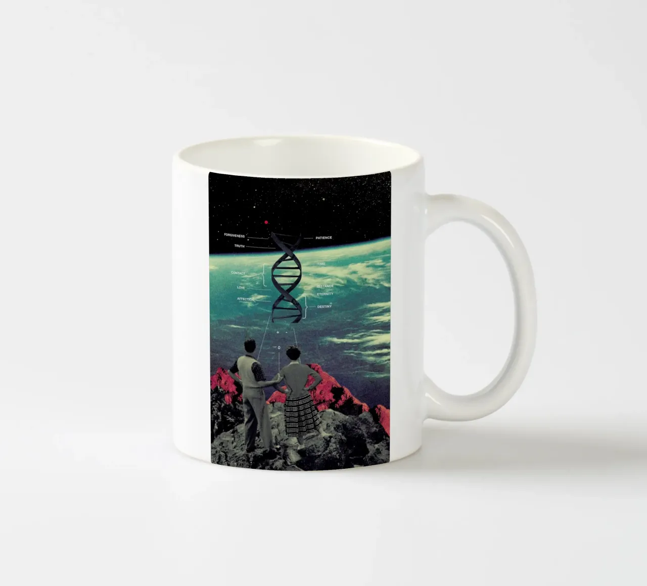 Distance & Eternity tazza in ceramica da Frank Moth