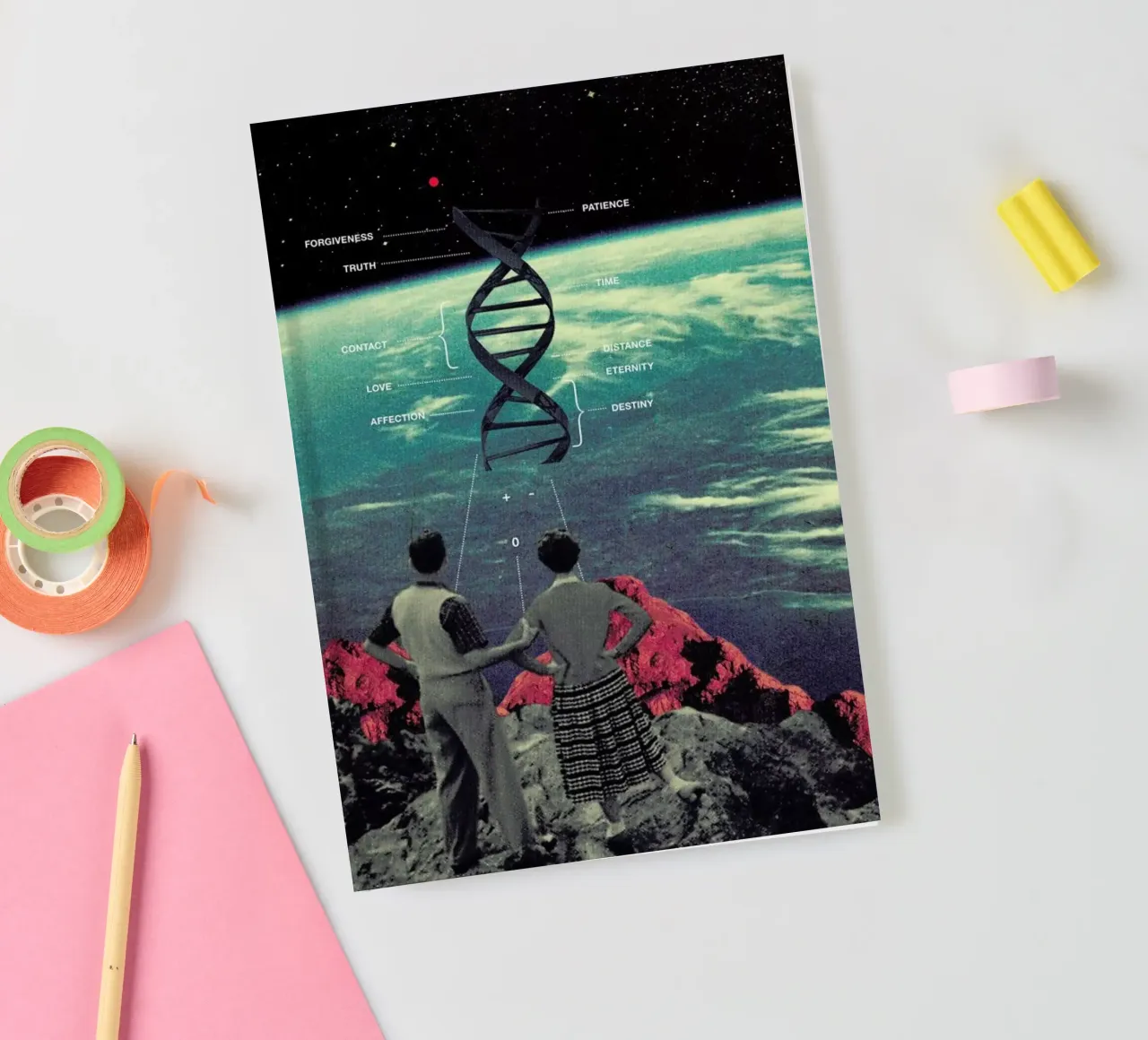 Distance & Eternity notebook by Frank Moth