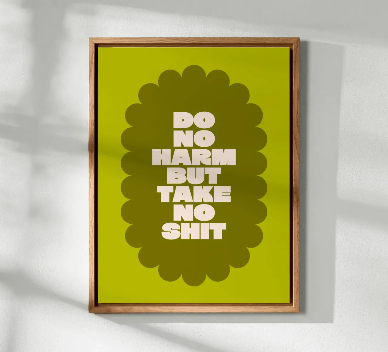 Do no harm but take no shit alluminio dibond da Airtist