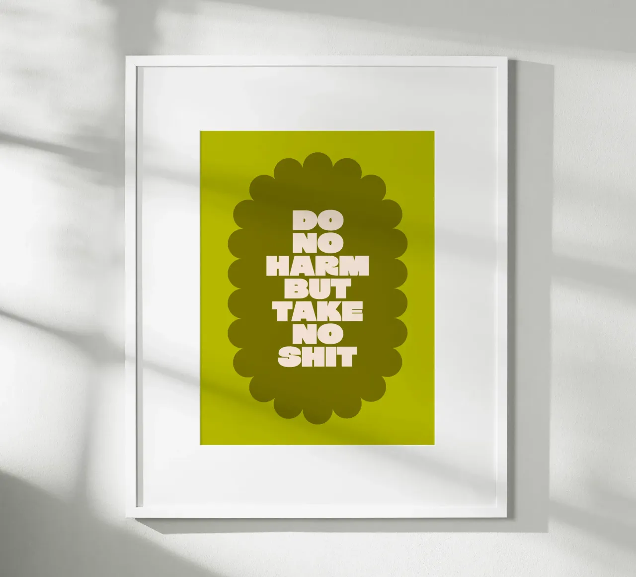 Do no harm but take no shit carta hahnemühle da Airtist