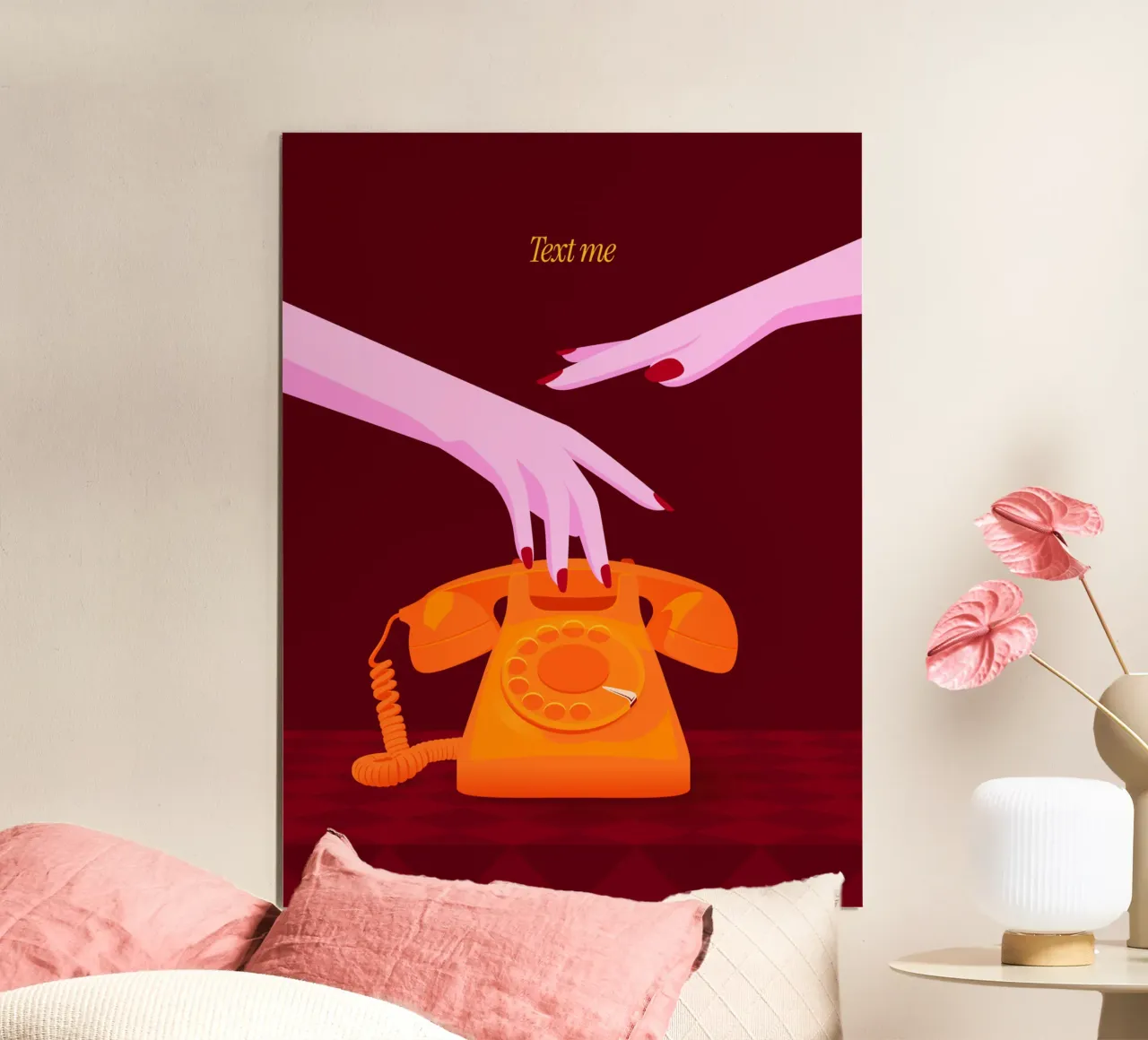 Text me poster da Airtist