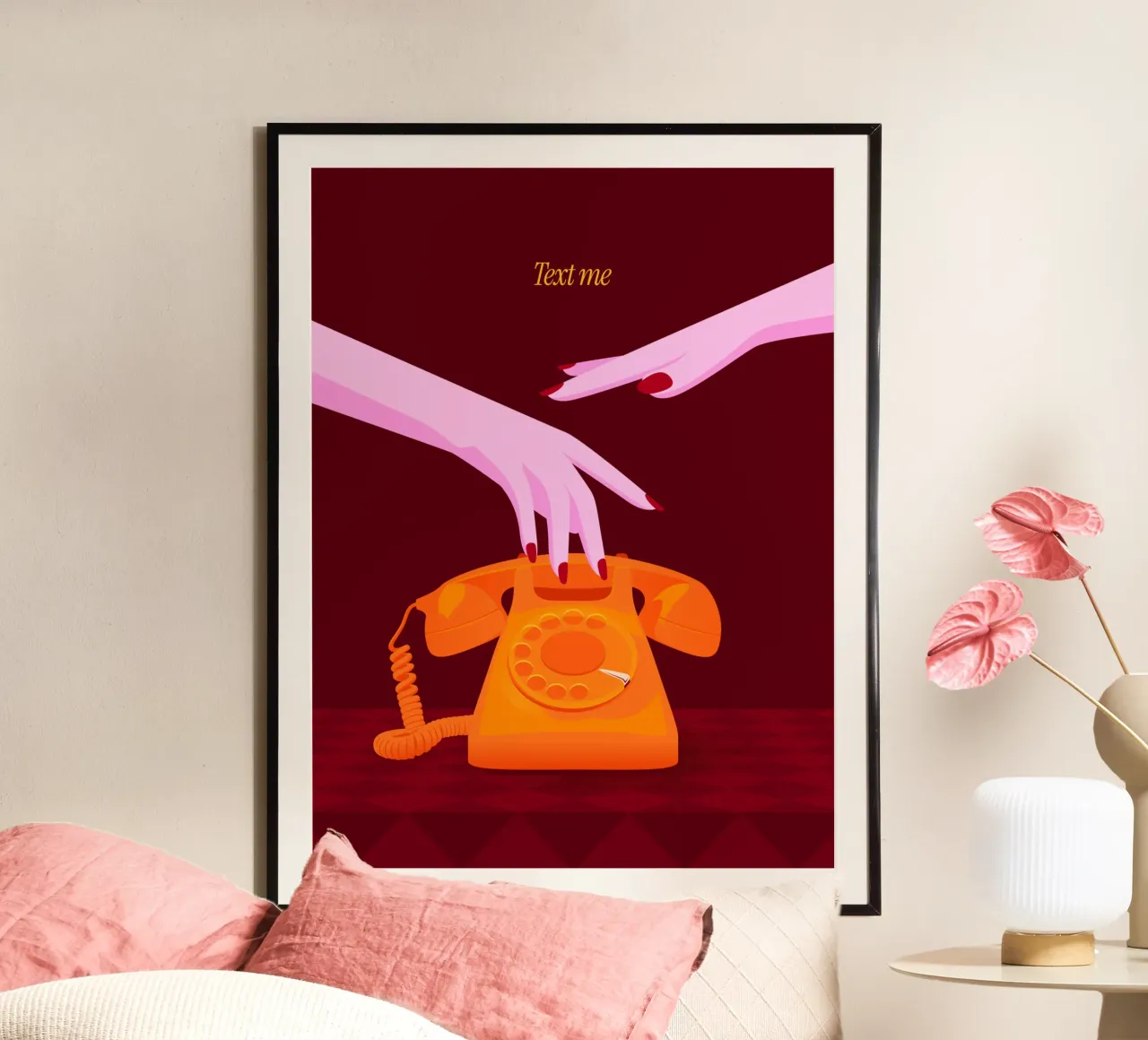 Text me poster da Airtist