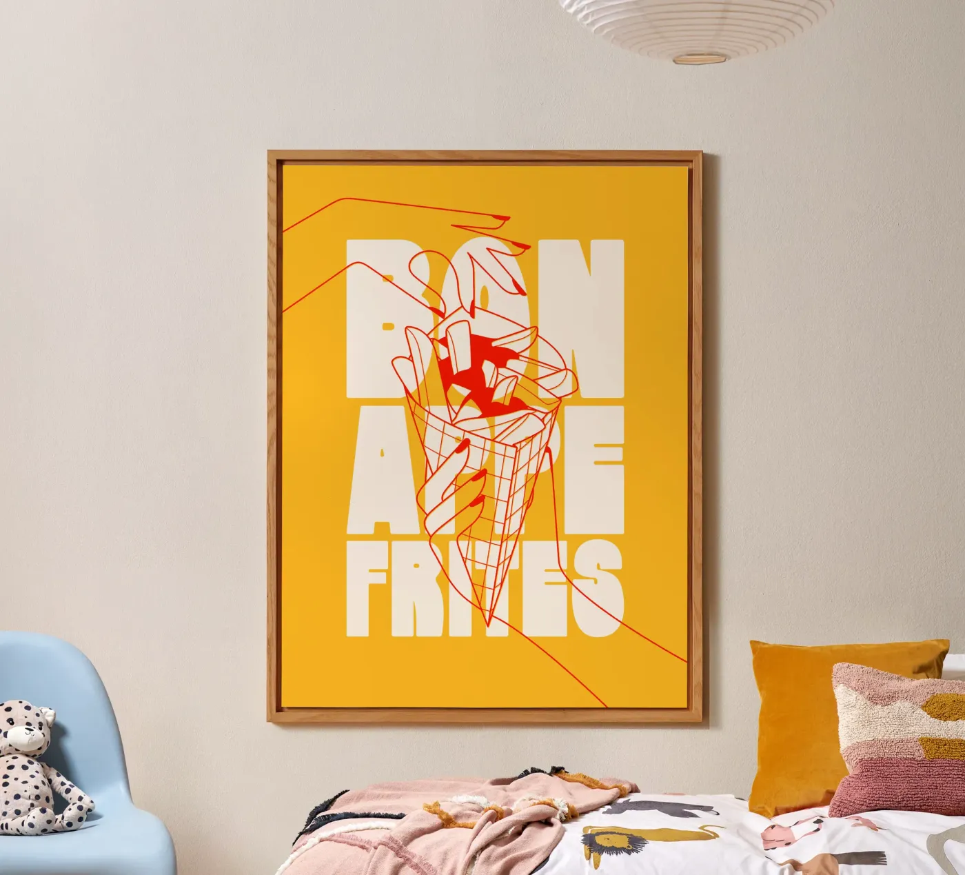 Bon Appefrites alluminio dibond da Airtist