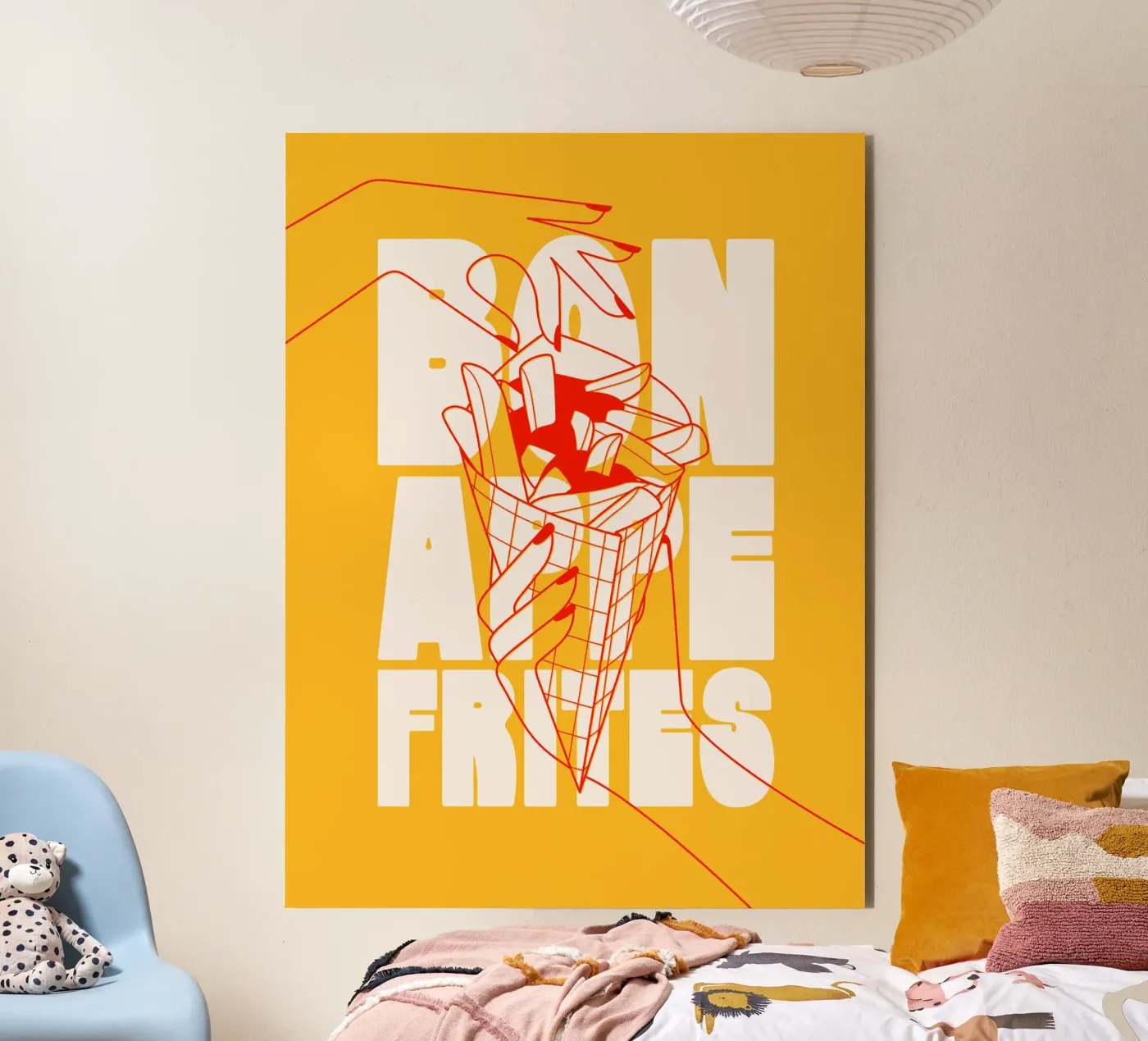 Bon Appefrites alluminio dibond da Airtist