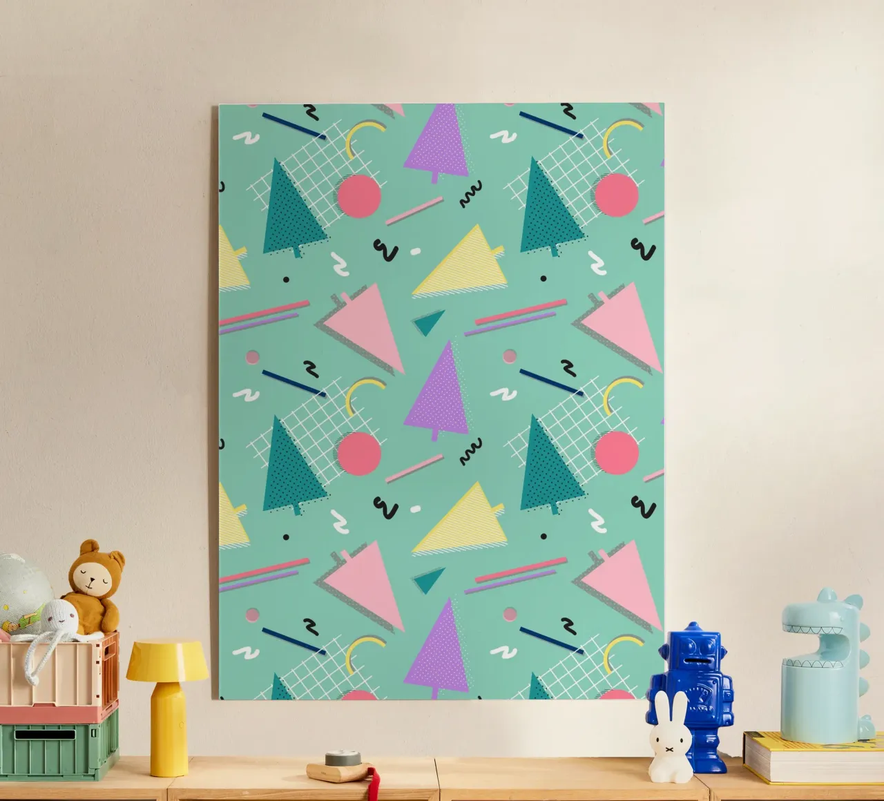 Memphis Xmas plexiglass da DesigndN Christmassy