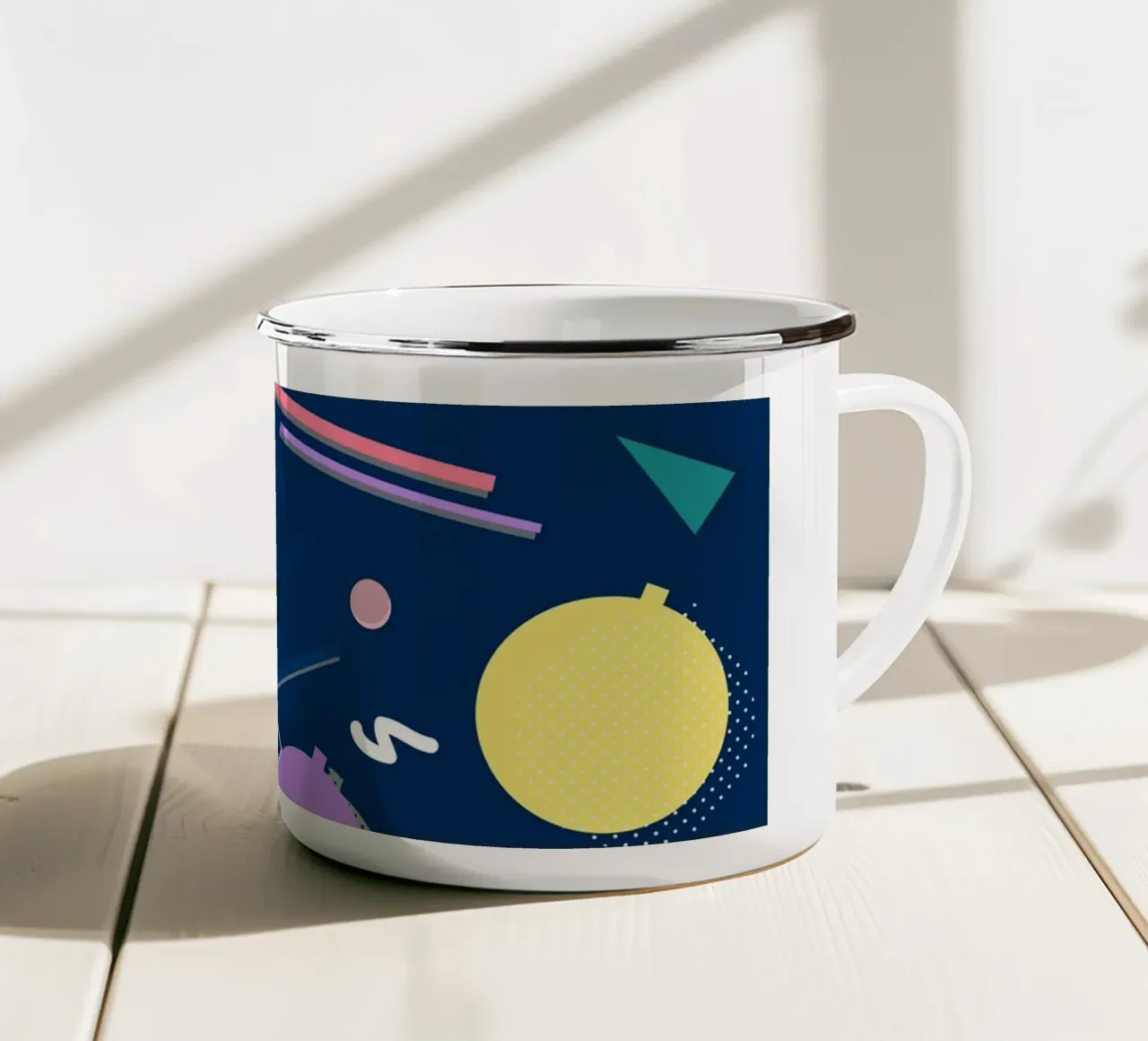 80s Xmas tazza in smalto da DesigndN Christmassy