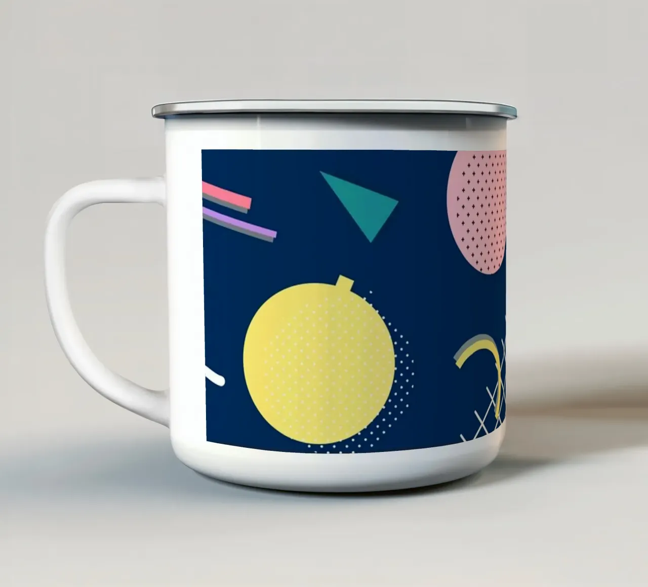 80s Xmas tazza in smalto da DesigndN Christmassy