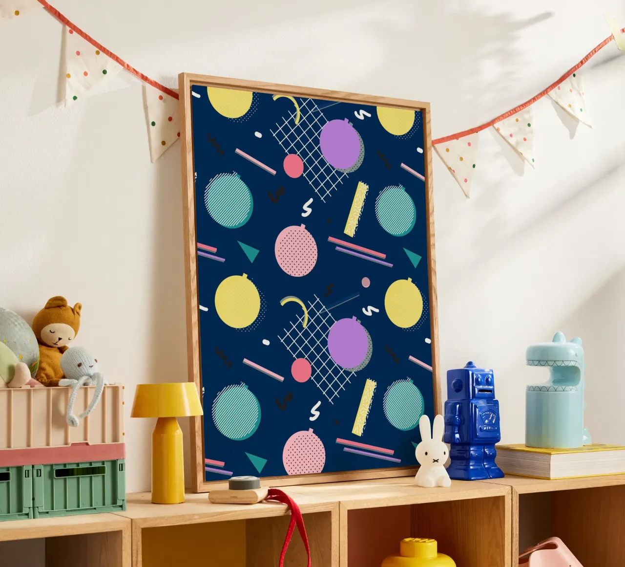 80s Xmas plexiglass da DesigndN Christmassy