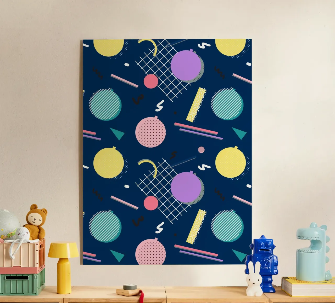 80s Xmas plexiglass da DesigndN Christmassy