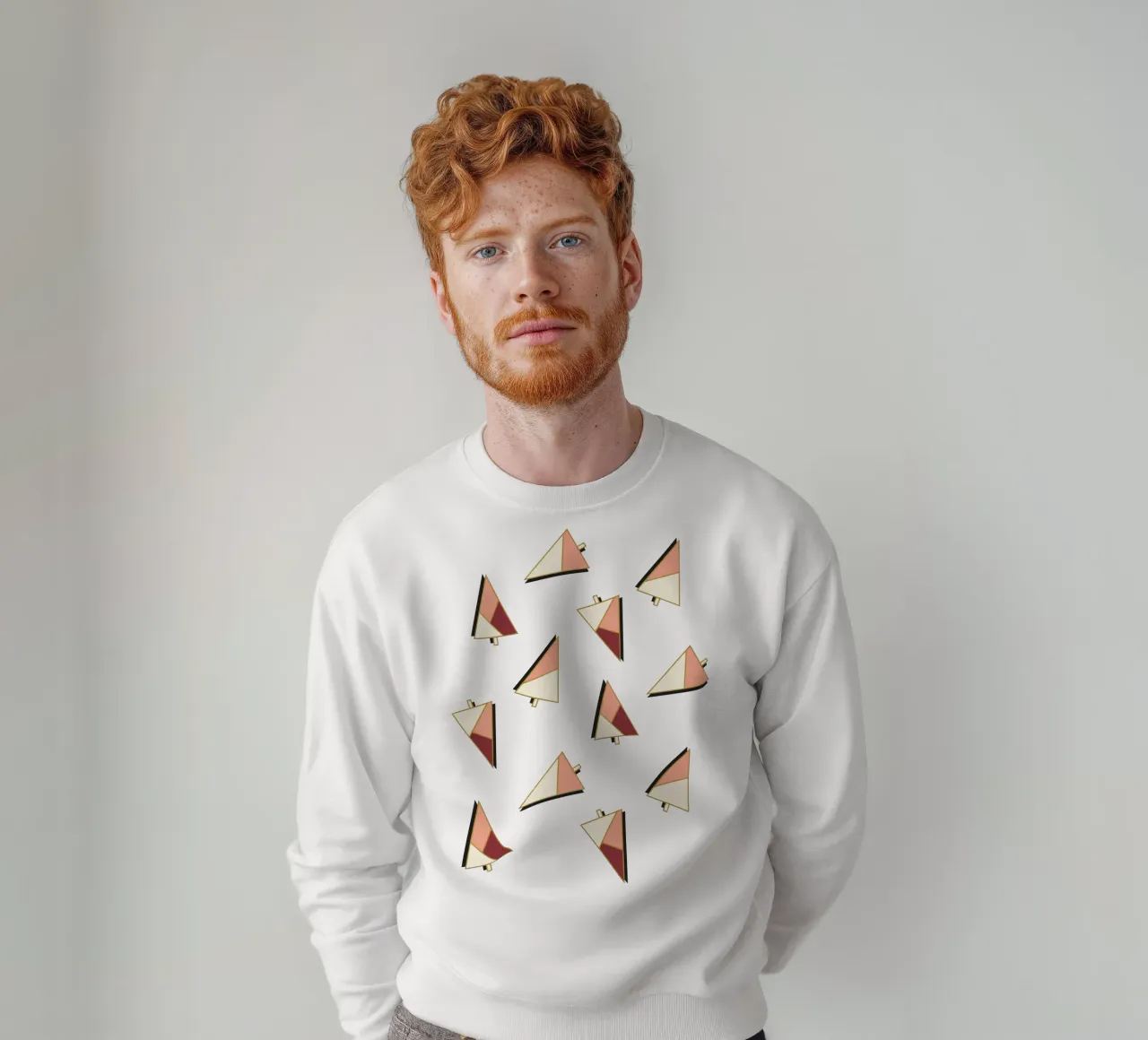 Xmas Trees Pattern Sweatshirt von DesigndN Christmassy