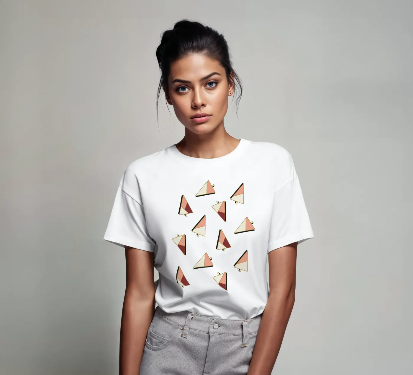 Xmas Trees Pattern t-shirt da DesigndN Christmassy