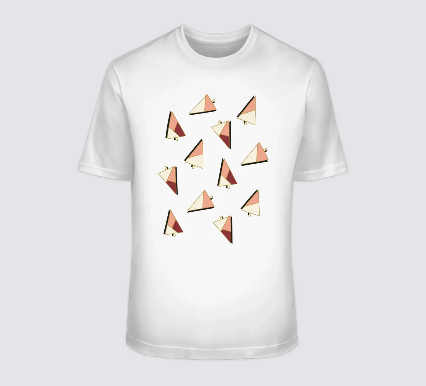 Xmas Trees Pattern t-shirt da DesigndN Christmassy